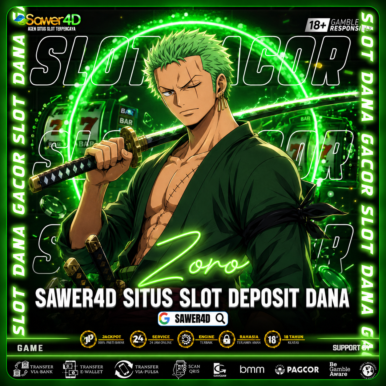 SAWER4D - Link Situs Slot DANA Gacor Modal Deposit 5000 Gampang Cuan